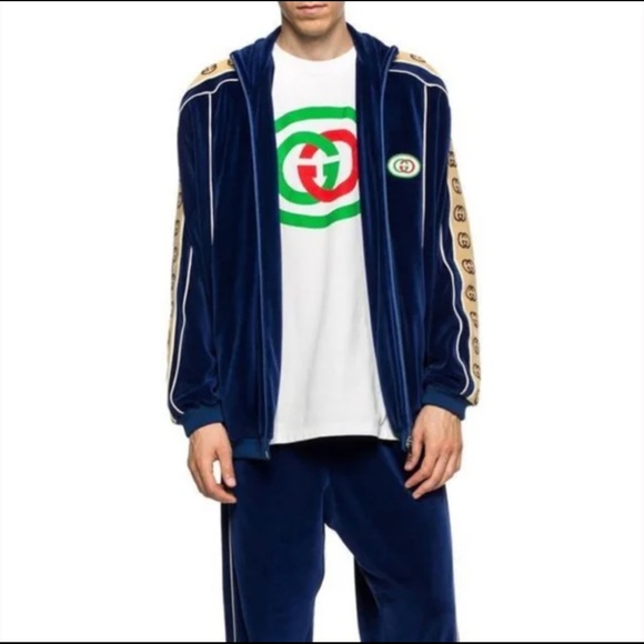 Gucci Interlocking GG Logo Oversized Cotton Graphic Tee Shirt Size Extra Small - Picture 15 of 16